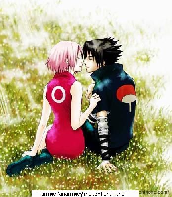 sakura si sasuke - sa pun si eu,imi place mult cuplul! - Naruto